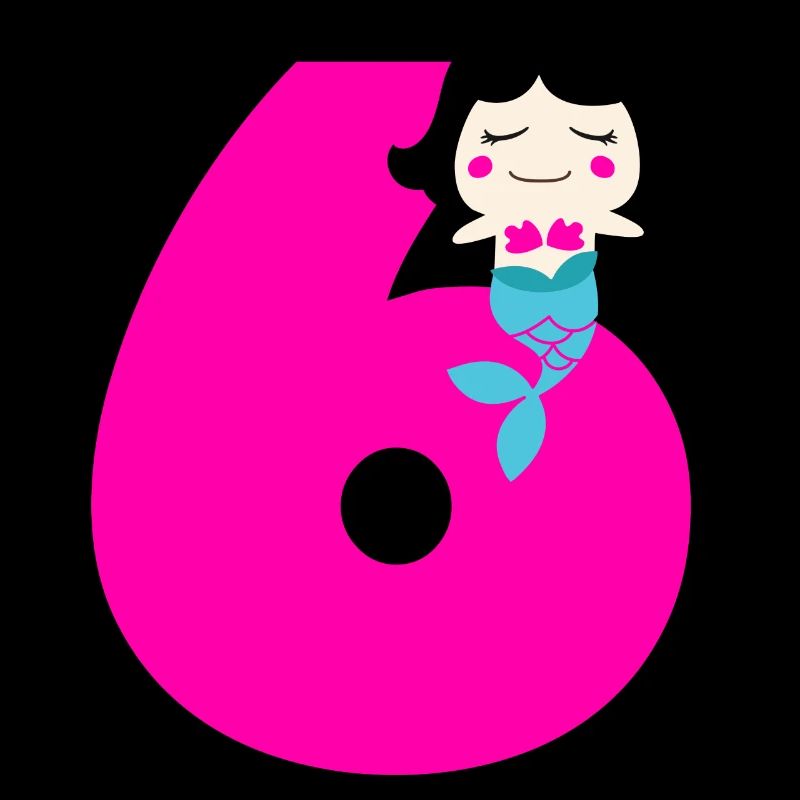 Cadeau de sirène de 6 ans