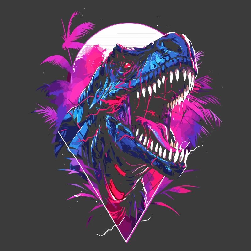 Synthwave T Rex