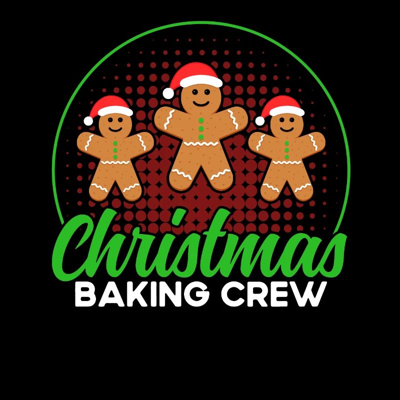 Plätzchenbacken Crew Lebkuchen backen Plätzchen ba