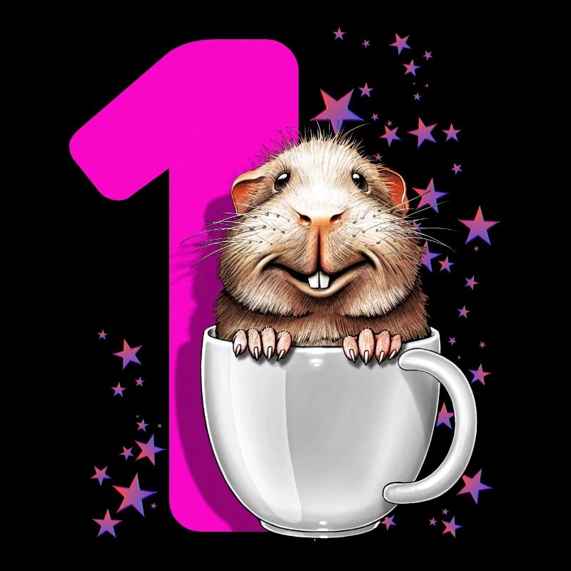 Premier anniversaire 1 an cochon d'Inde