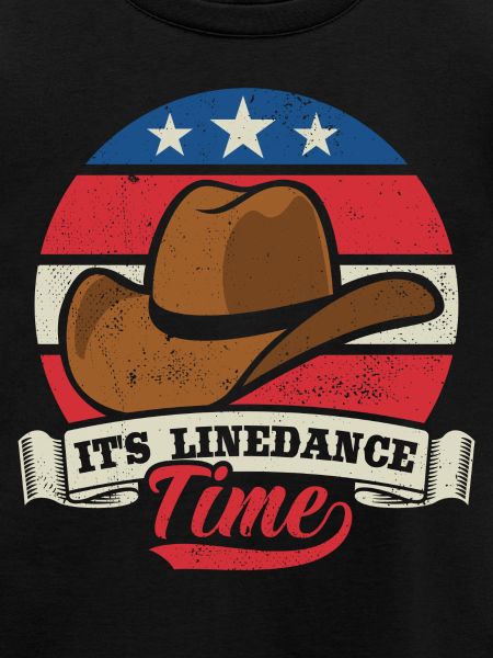 Line Dance Linedancing USA Country Fan - Gift