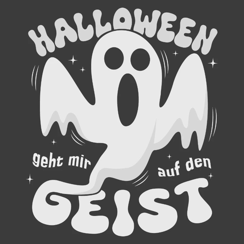 Halloween Spruch Geist, lustiges Statement Design