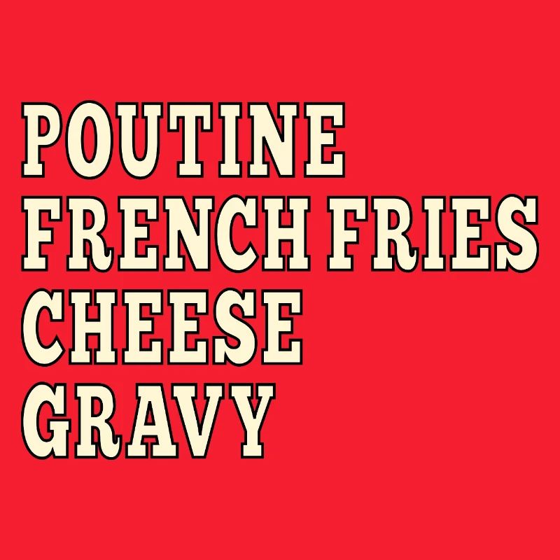 Poutine de restauration rapide canadienne
