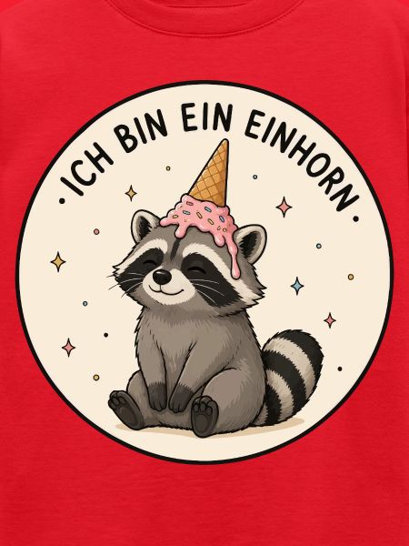 Einhorn Waschbär