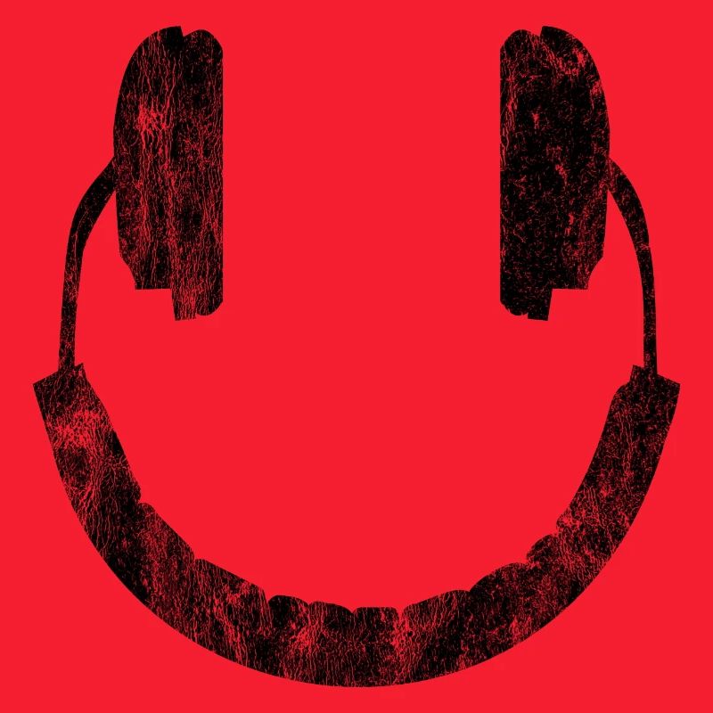 Musik - Kopfhörer - Smiley