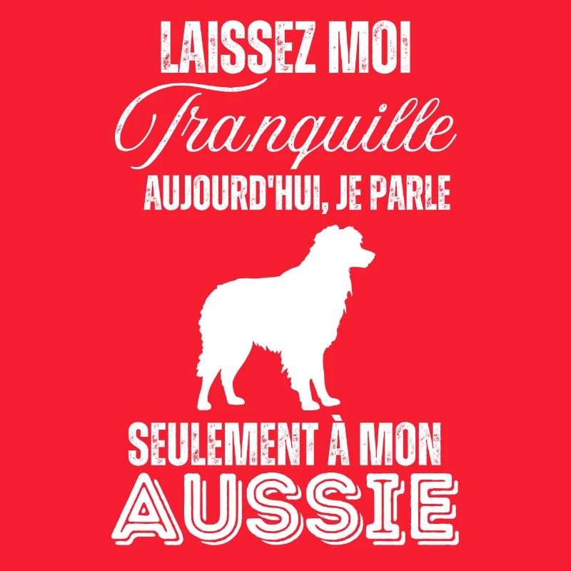 Chien de race aussie berger australien