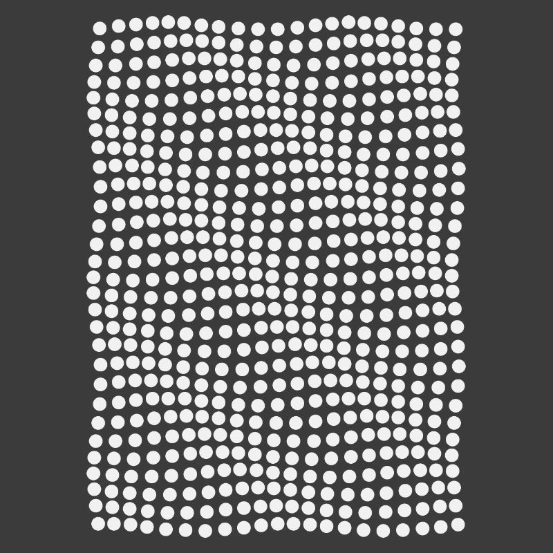 Optical illusion waves effect