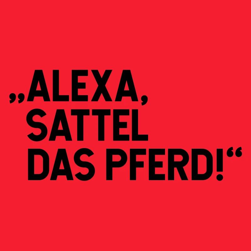 Alexa sattel das Perd - Farbwechsel