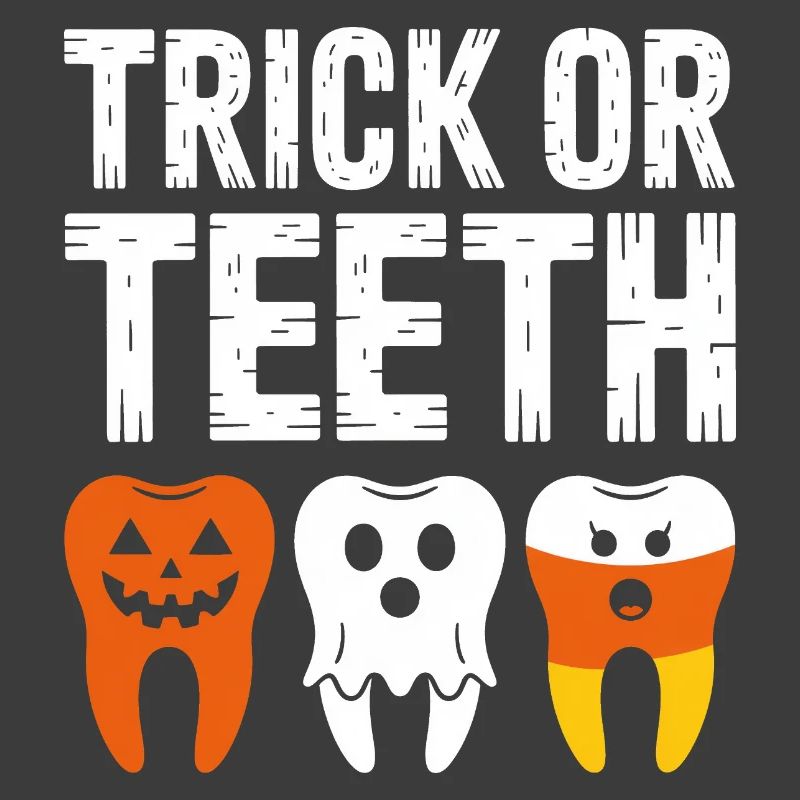 Trick oder Teeth Halloween-T-Shirt