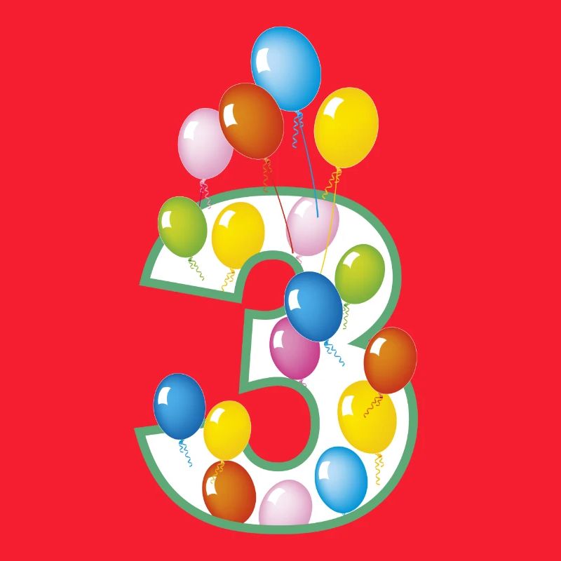 third birthday 3 years