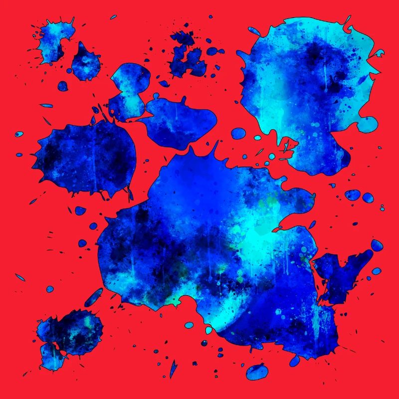 gxp psychedelic color gradient pattern WF blue