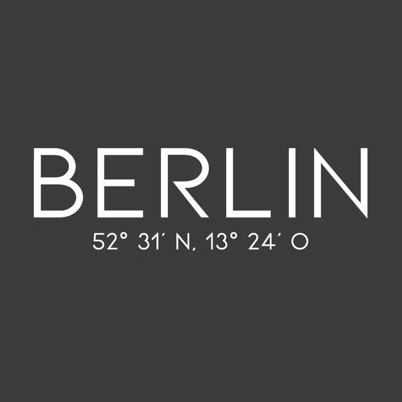 Berlin Coordinates - Germany Brandenburg Gate