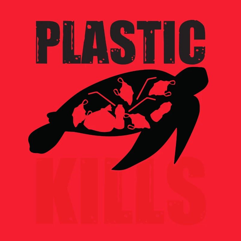 Plastic Kills Turtle turtle plastic