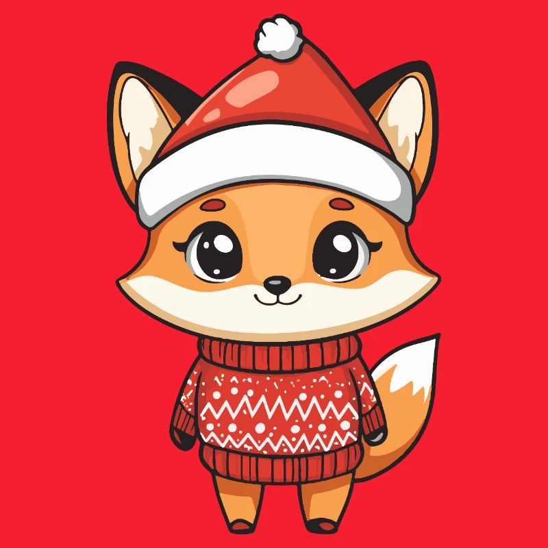 Fox Christmas Xmas