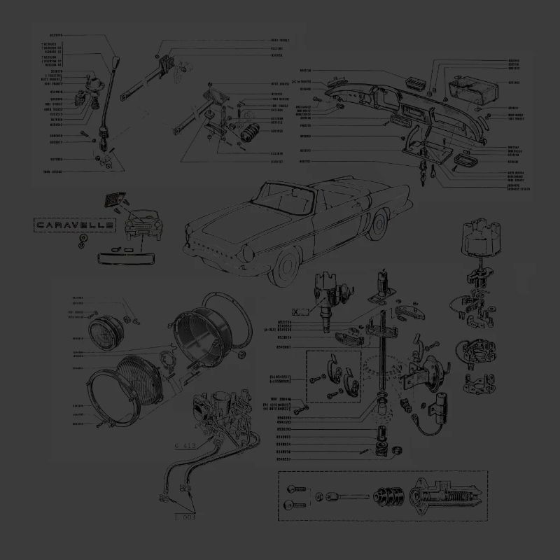 Caravelle exploded view black