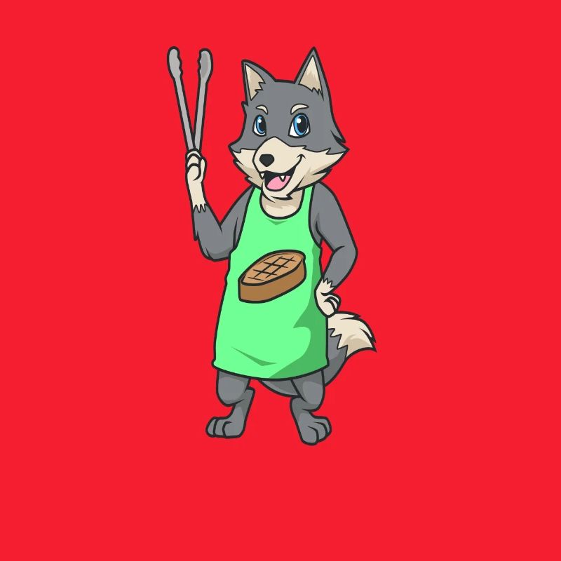 Wolf is grill master