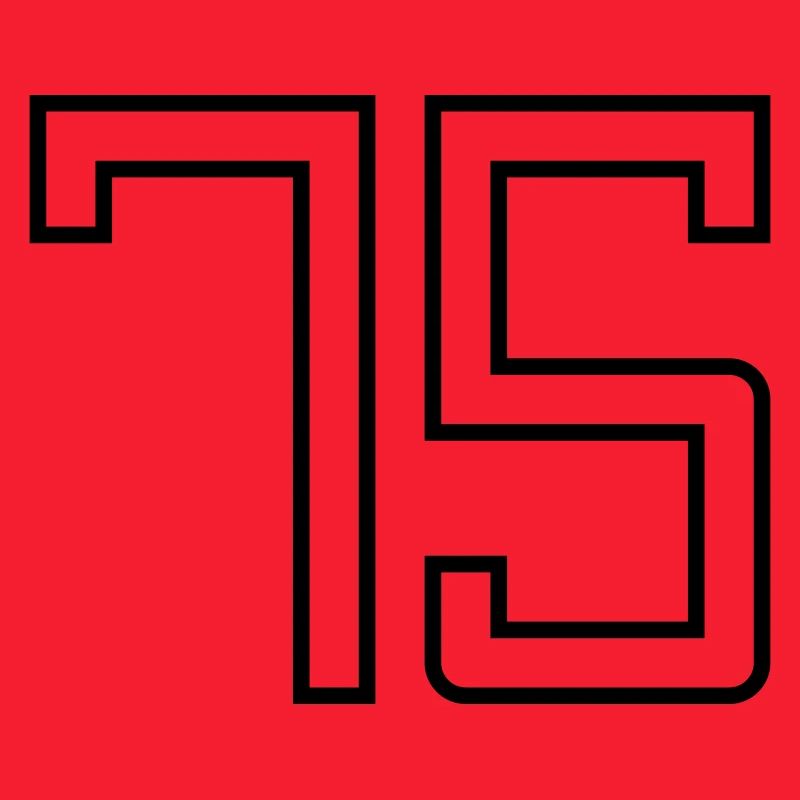 Number 75 (University Style)