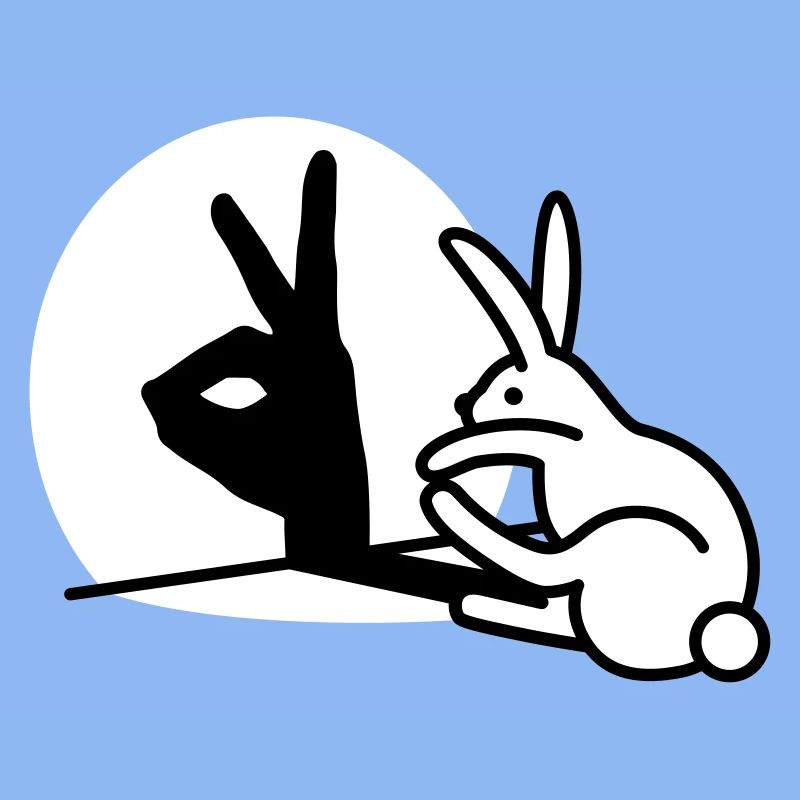 Funny Rabbit Hand Shadow Projection Rabbit