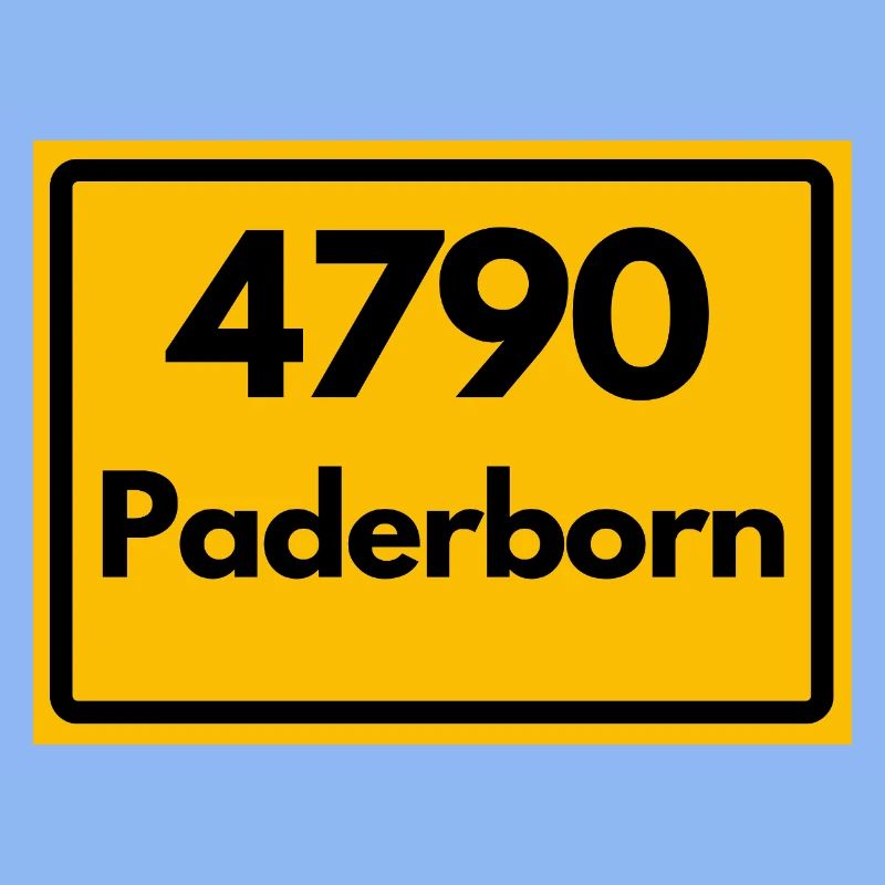 ANCIEN CODE POSTAL RETRO 4790 PADERBORN