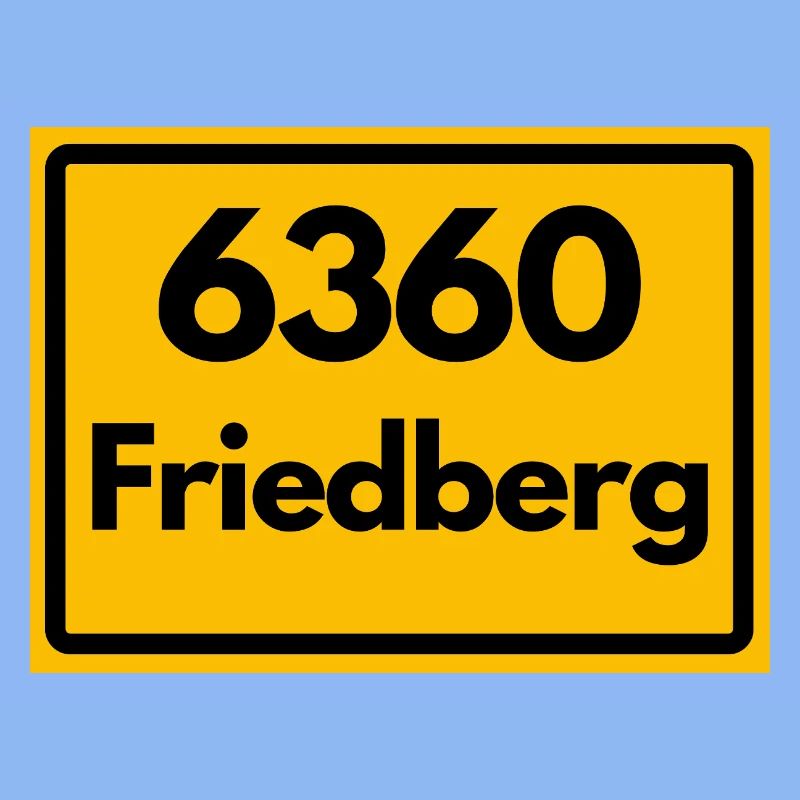 OLD POSTCODE ZIP CODE RETRO 6360 FRIEDBERG HEIMAT