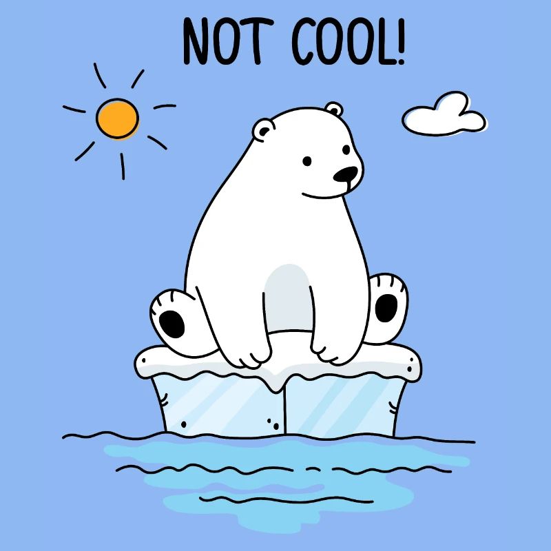 Eisbär auf einer Eisscholle