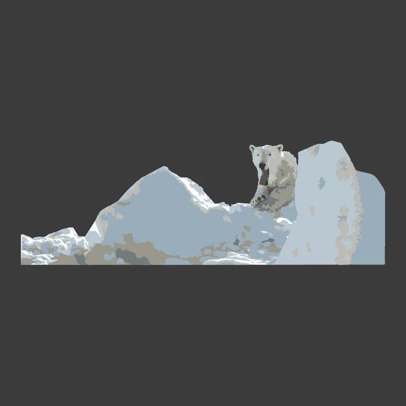 Eisbär auf Eisberg