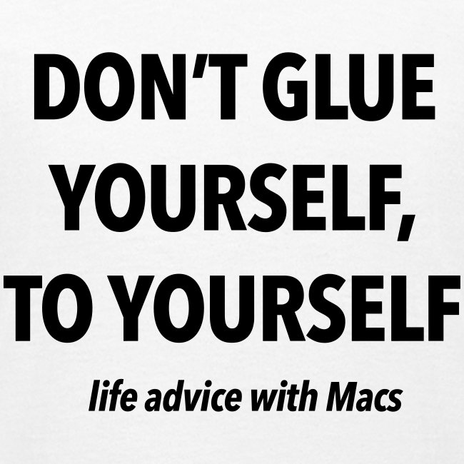 No glue with Macs