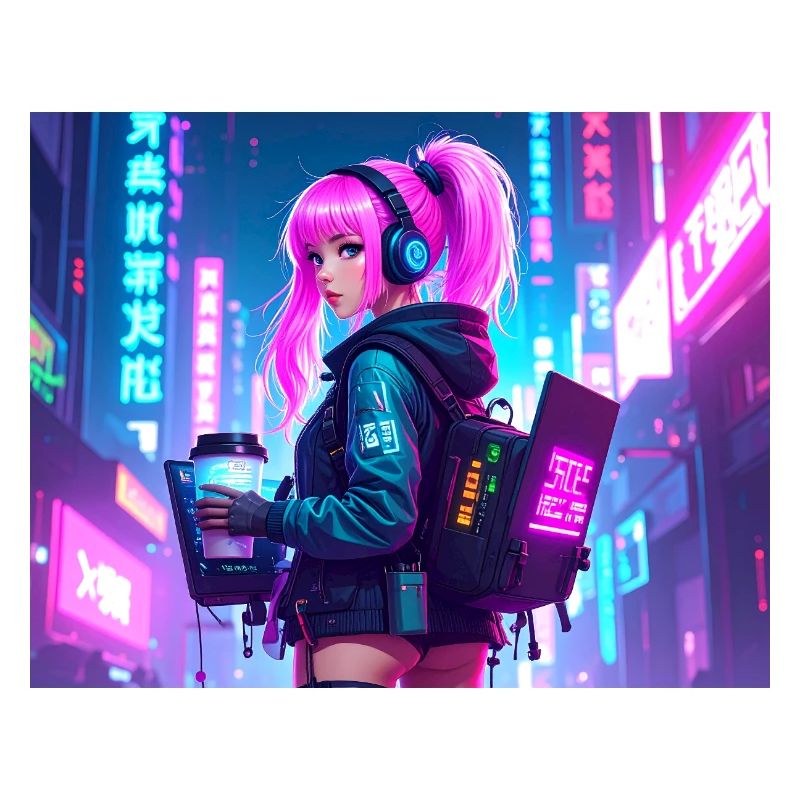 Cyber DJ Coder – Beats, Bytes & Blinks