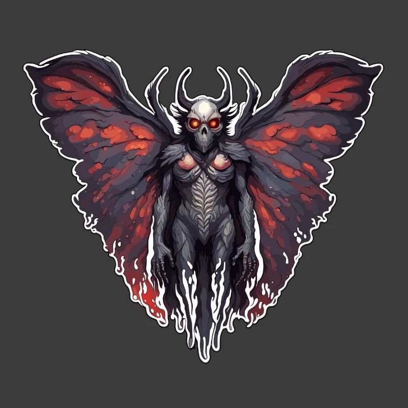 Mothman / Moth / Insect / Mythical Creature / Flutter
