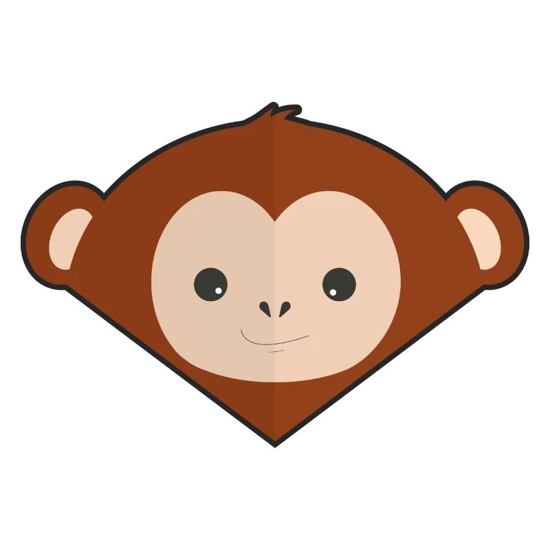 Singe simple mignon