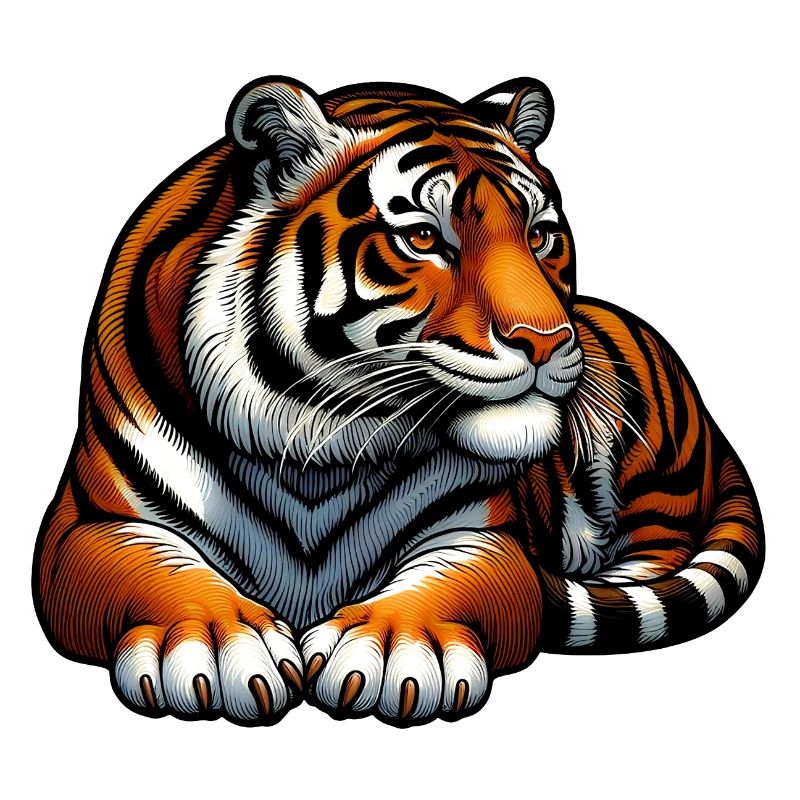Tigre Gros Chat: Chat Géant!