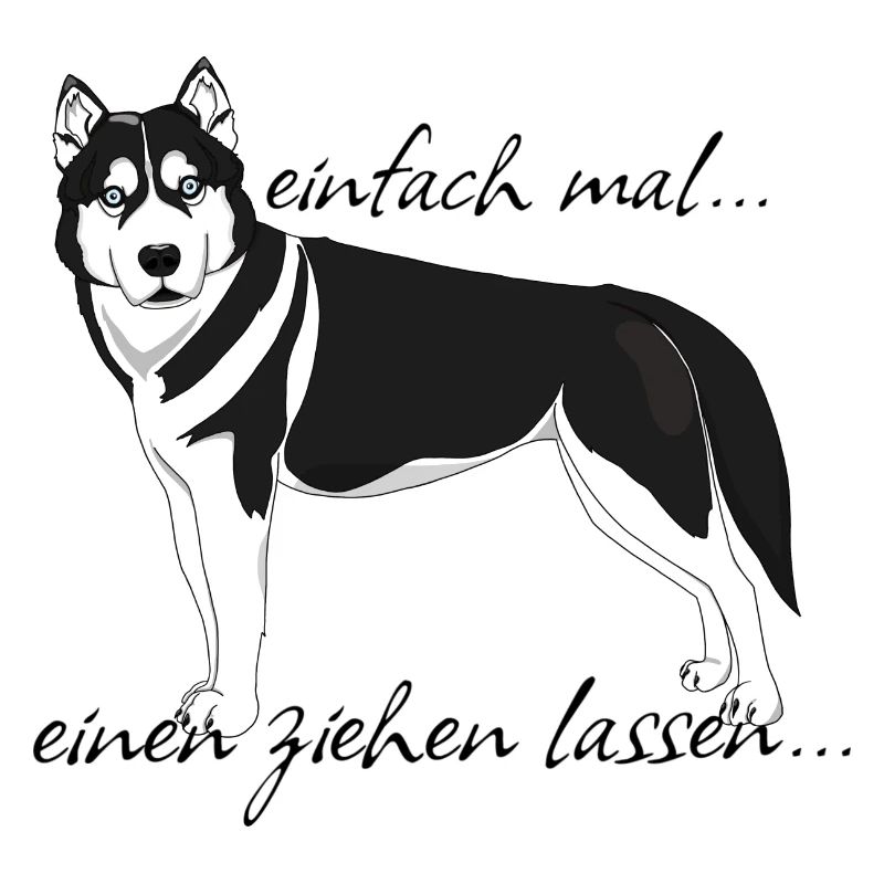 Husky "einfach mal einen ziehen lassen..."