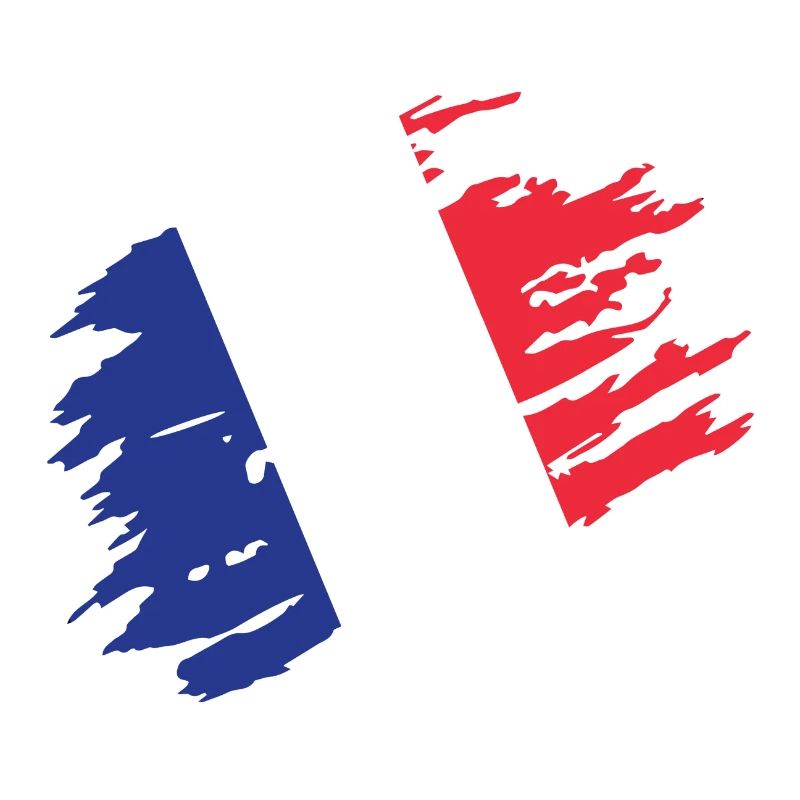 France Drapeau drapeau Rayures Rétro