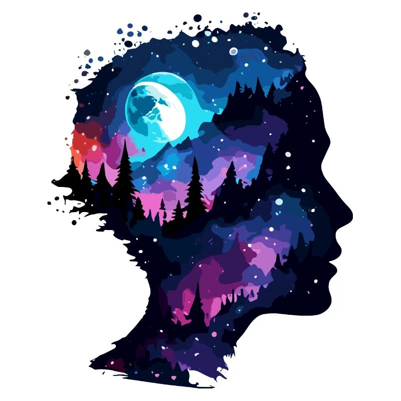 Silhouette / Forest / Portrait / Trees / Person