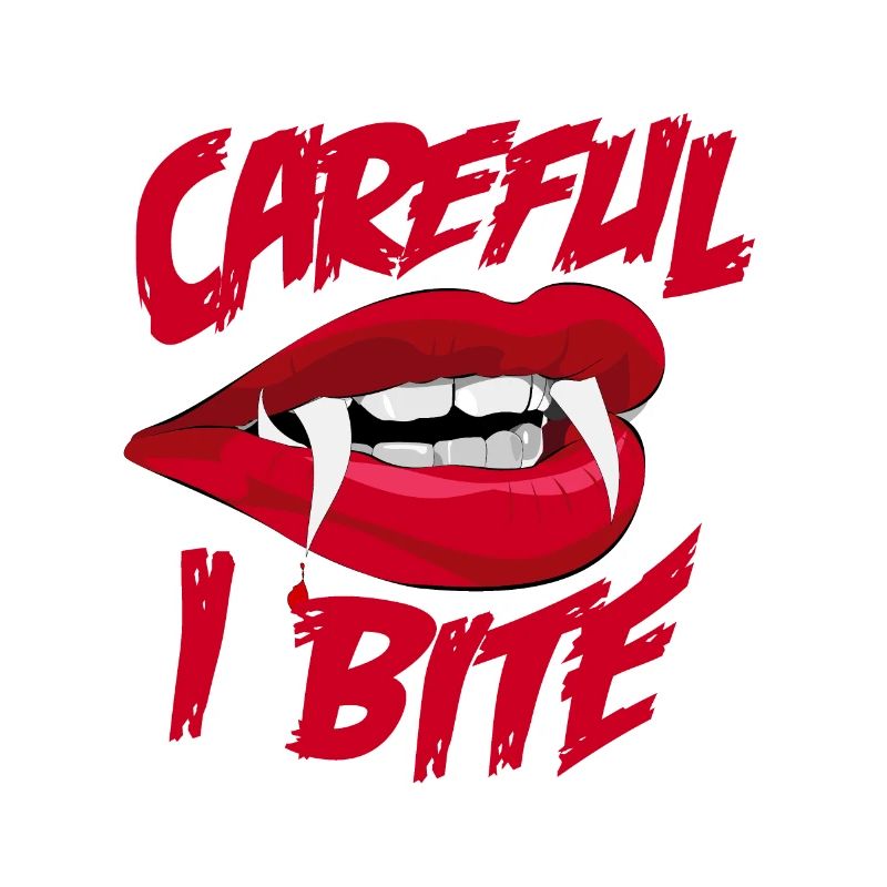 Attention I bite bite bite! Vampire dentition teeth