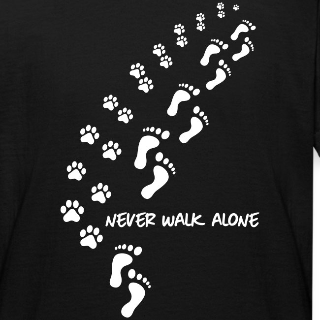 Vorschau: never walk alone dog - Teenager T-Shirt
