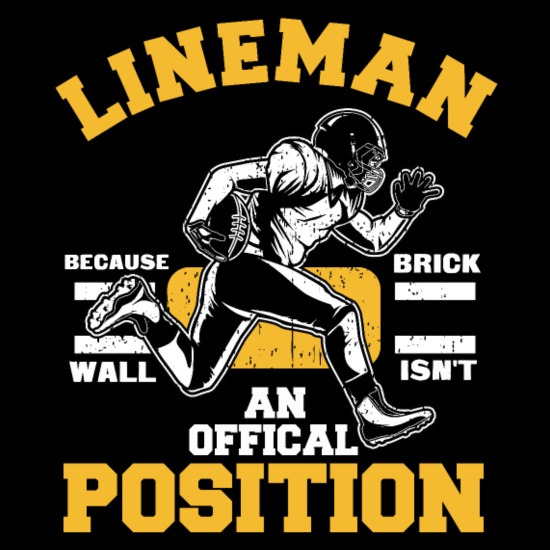 American Football Lineman Funny Quotes' Teenage T-Shirt | Spreadshirt