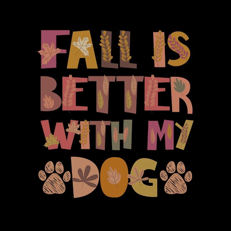 Herfst is beter met mijn Hond Hond Herfst Dankbaarheid