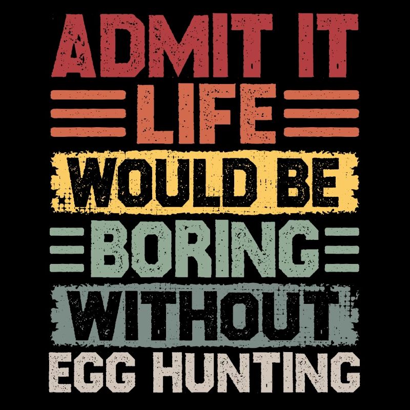 Happy Easter Motif Easter Eggs Funny Easter