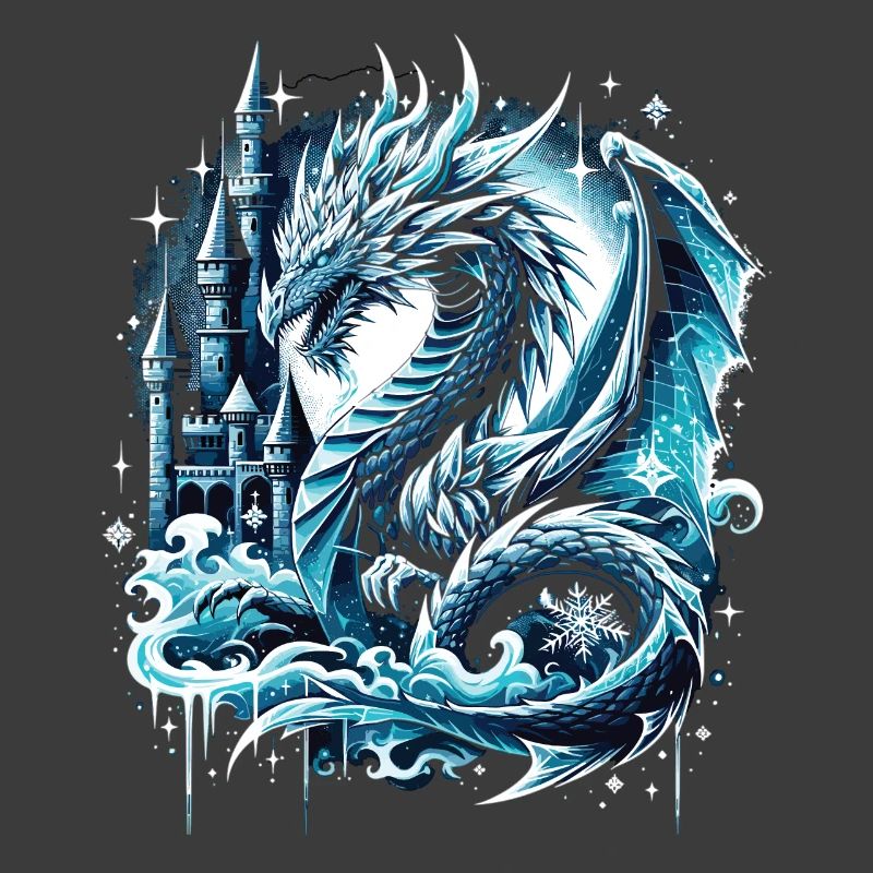 Frostiger Schattendrache Eisdrache