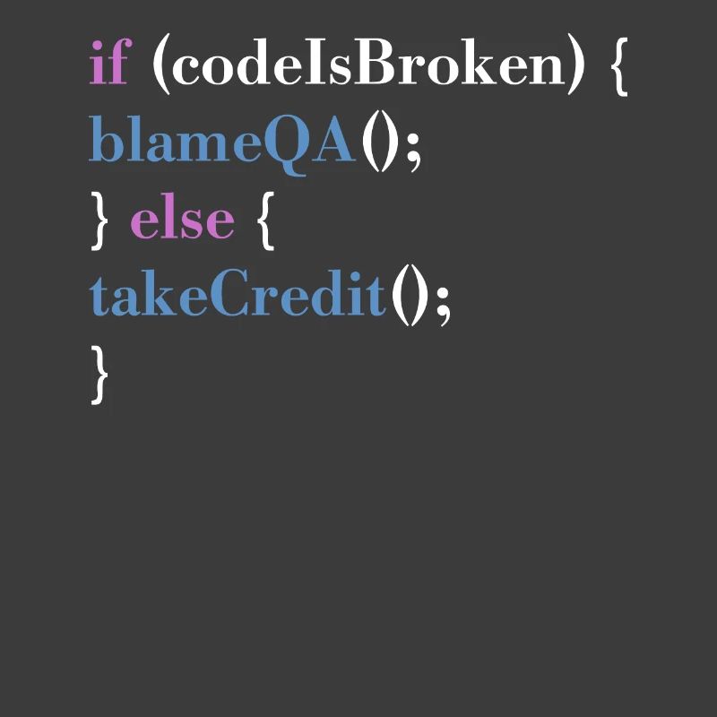 Programmer QA Saying Computer Programming