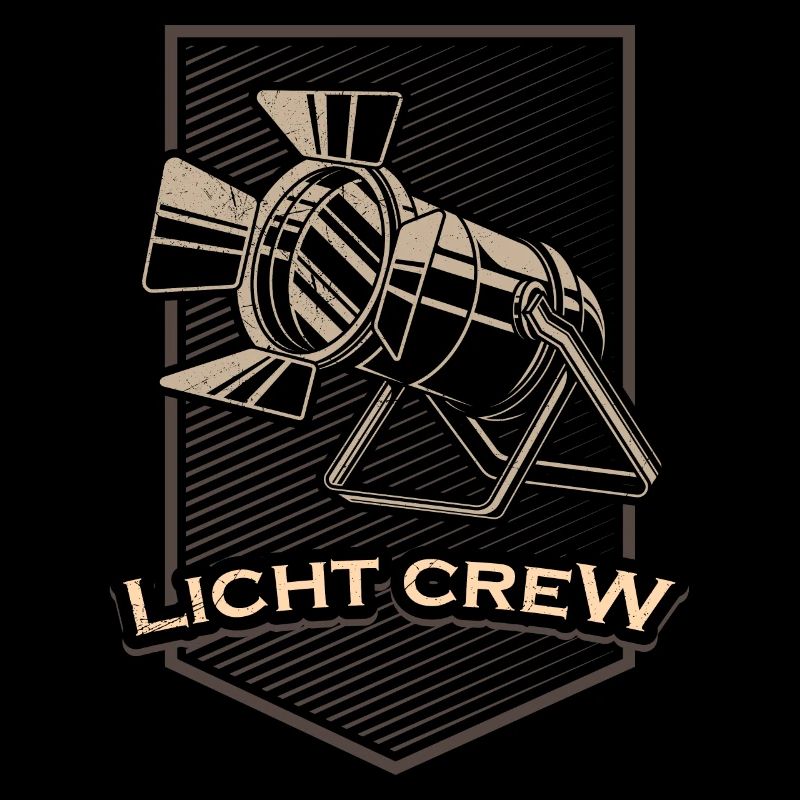 LIGHT CREW Retro light lighting technician gift