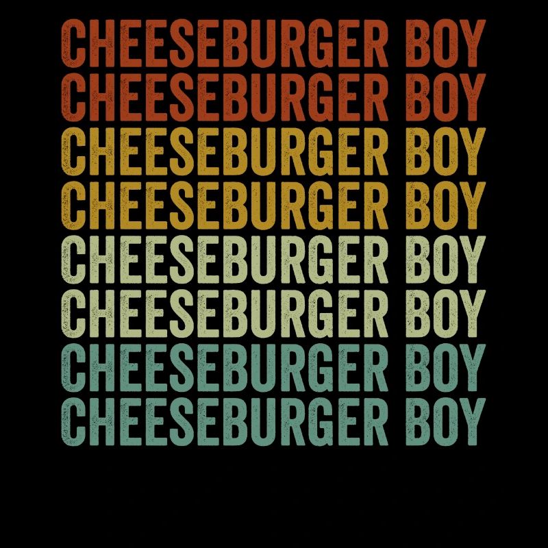 Cheeseburger Boy Burger Lovers Funny Cheeseb