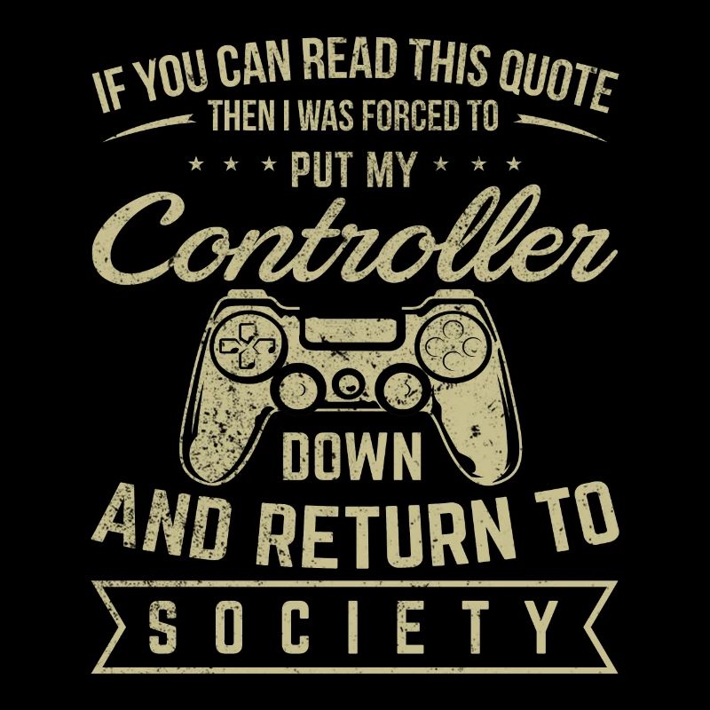 Zocker Geschenk - Gaming Nerd Controller Spiele