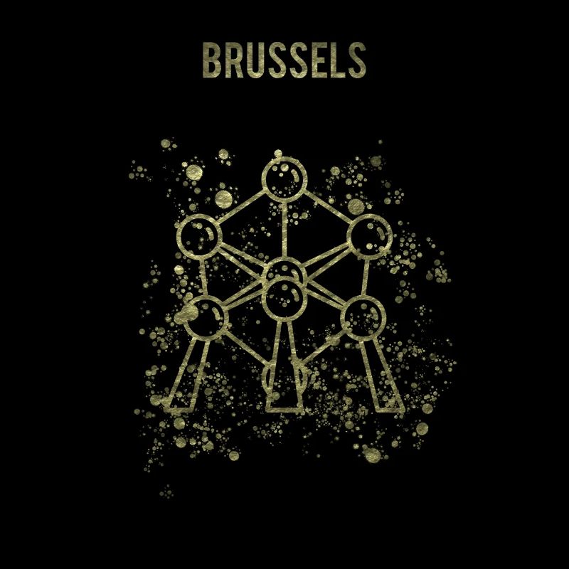 Brussels Atomium landmark Belgium