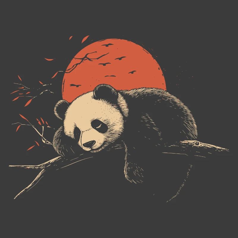 Panda endormi