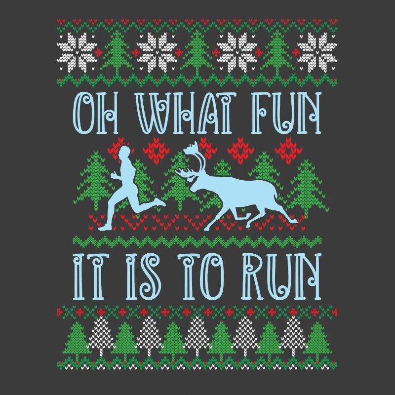 Oh quel plaisir c’est de courir - pull moche courir 5k