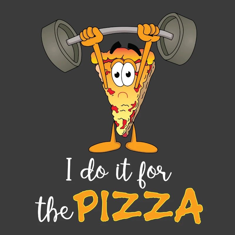 Pizza Exercise Goal Funny Gift