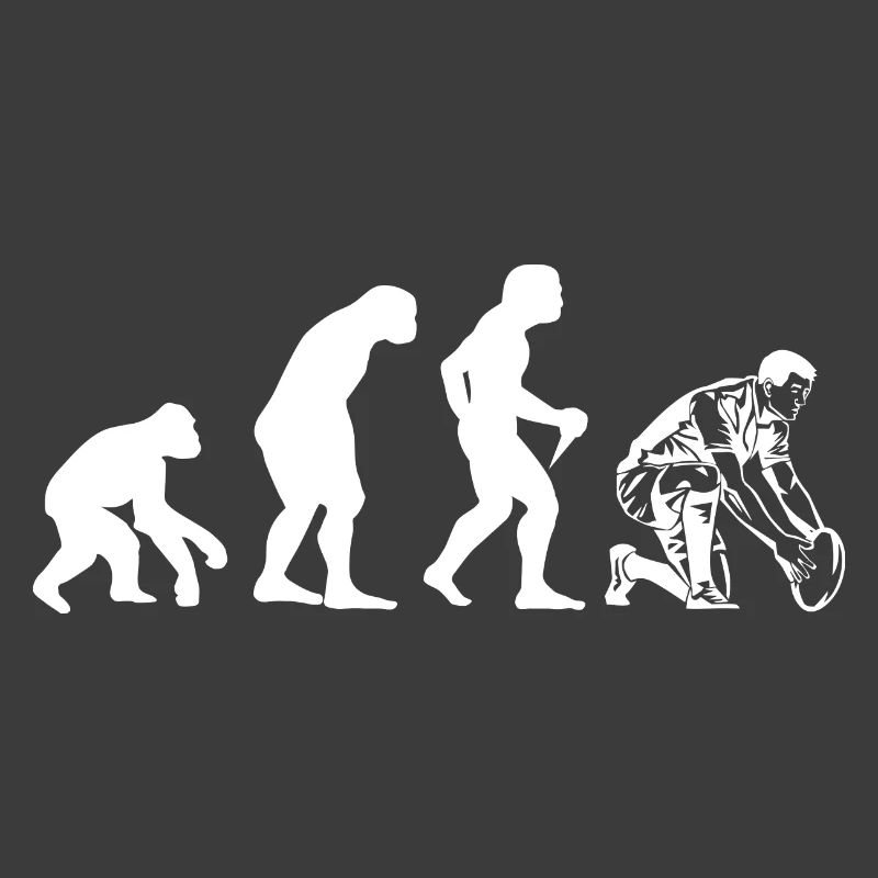 Rugby Evolution - from monkey to rugby player