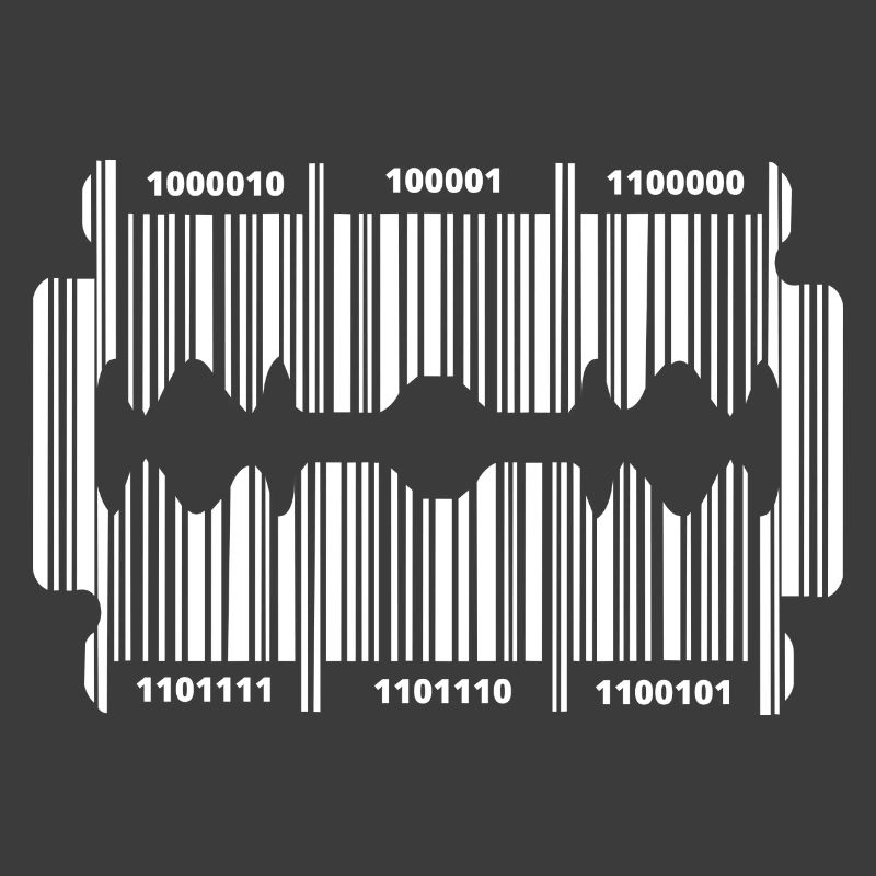 Rasierklinge mit Code